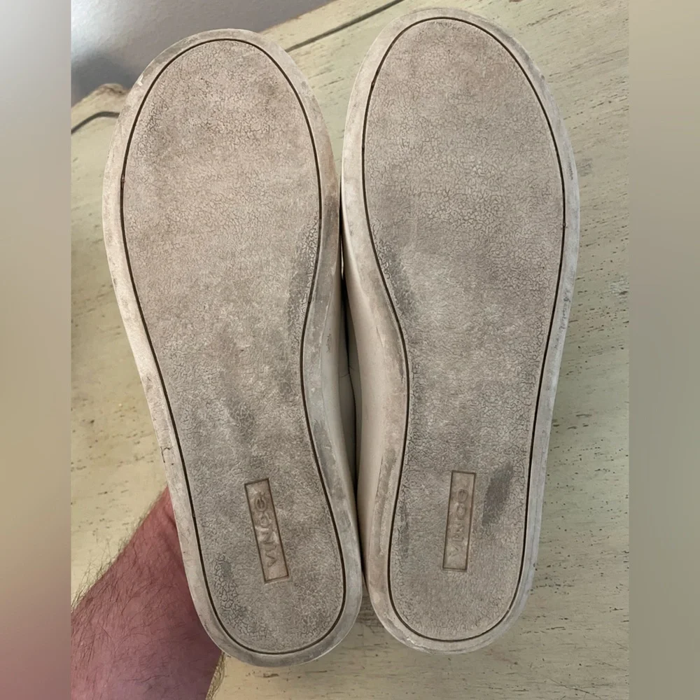 VINCE Ghita‎ Platform Penny Loafer in Off White Size 8 M $230